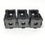 Used Lot of 3 80/20 Pivot Joints, 2-Hole Ø8.3mm 30 Series *Missing Slot Tabs*