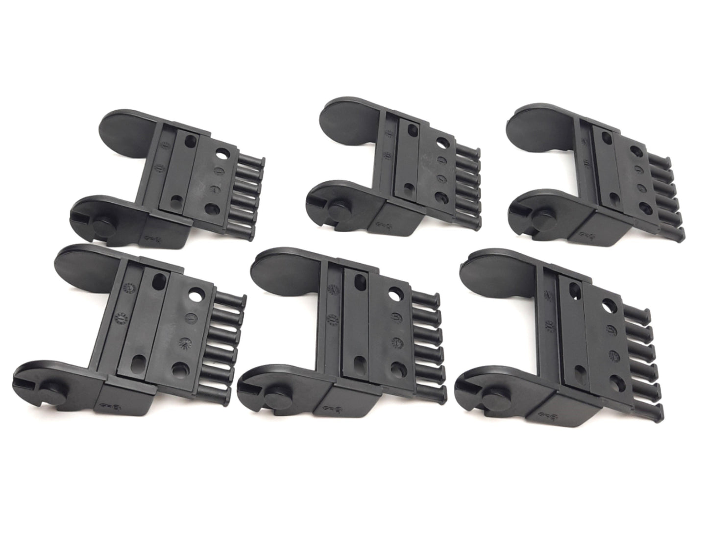 New – Open box Lot of 3 Igus 2050-12PZB Energy Chain Polymer Mounting Bracket, 2400/2500 Series