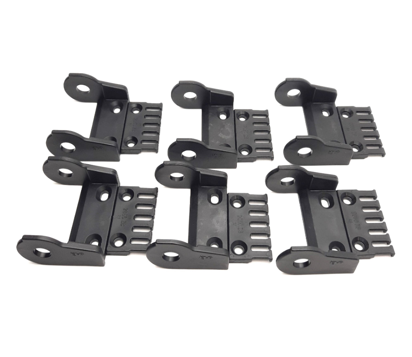 New – Open box Lot of 6 Igus 2050.1PZ & 2050.ZB Energy Chain Polymer Mounting Bracket