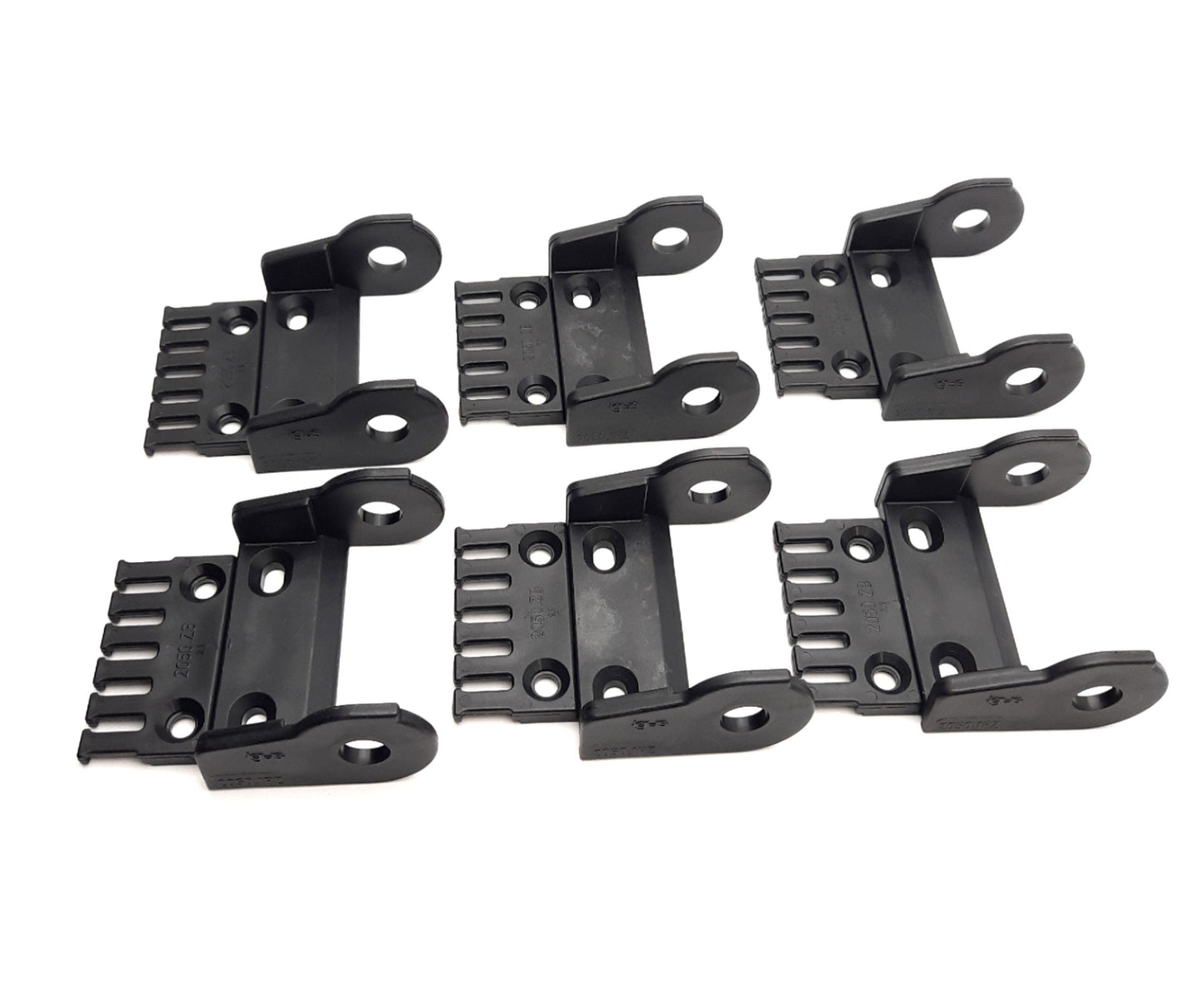 New – Open box Lot of 6 Igus 2050.1PZ & 2050.ZB Energy Chain Polymer Mounting Bracket