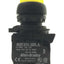 Used Allen Bradley 800FP-LE5PN3WX11 Yellow Pushbutton NO/NC 600V 10A 24V LED 22mm