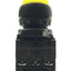 Used Allen Bradley 800FP-LE5PN3WX11 Yellow Pushbutton NO/NC 600V 10A 24V LED 22mm