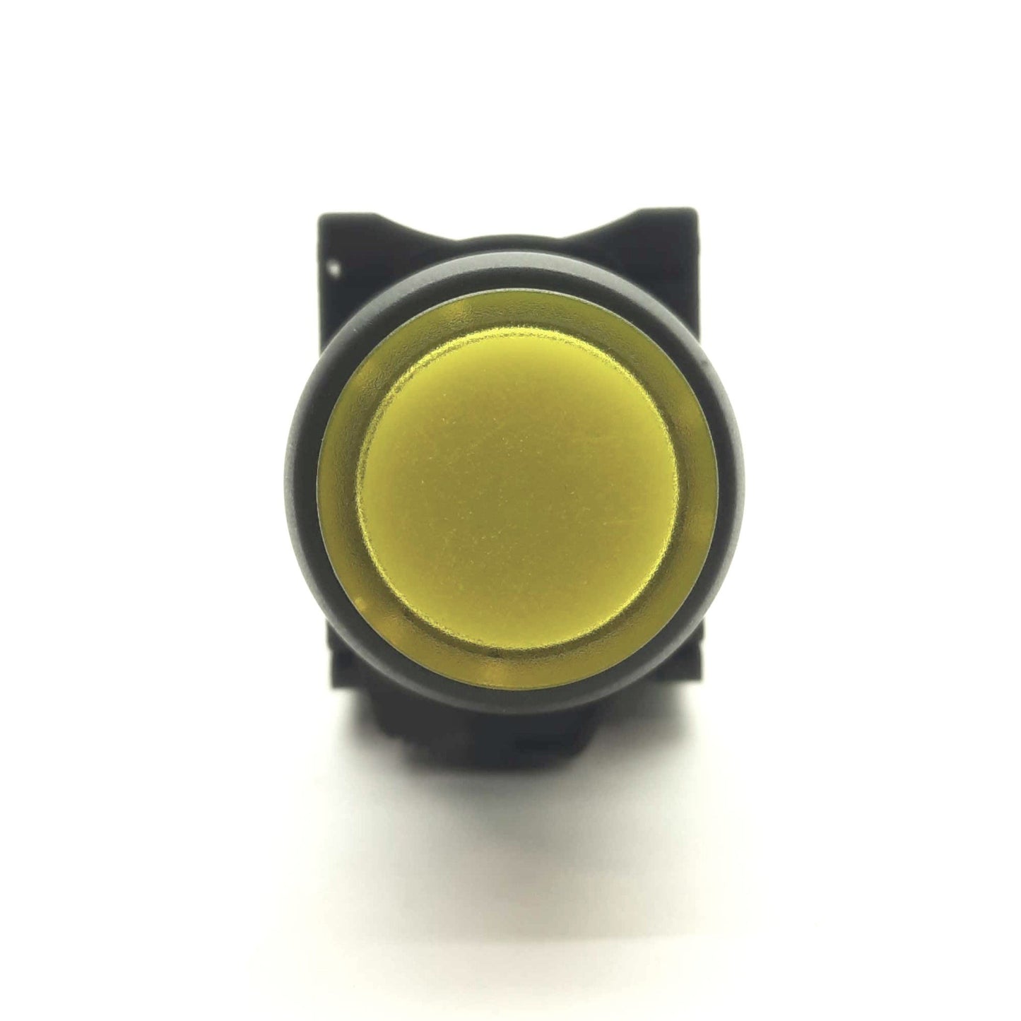 Used Allen Bradley 800FP-LE5PN3WX11 Yellow Pushbutton NO/NC 600V 10A 24V LED 22mm