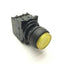 Used Allen Bradley 800FP-LE5PN3WX11 Yellow Pushbutton NO/NC 600V 10A 24V LED 22mm