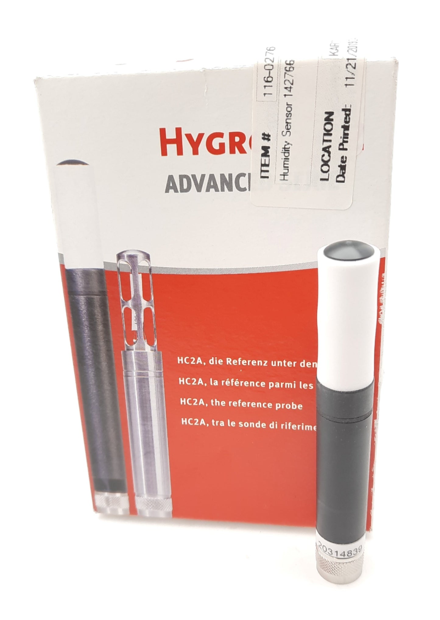 New Rotronic HC2A-S Standard Humidity Probe 3.3-5VDC, 5mA, ›10kΩ -50...100 °C