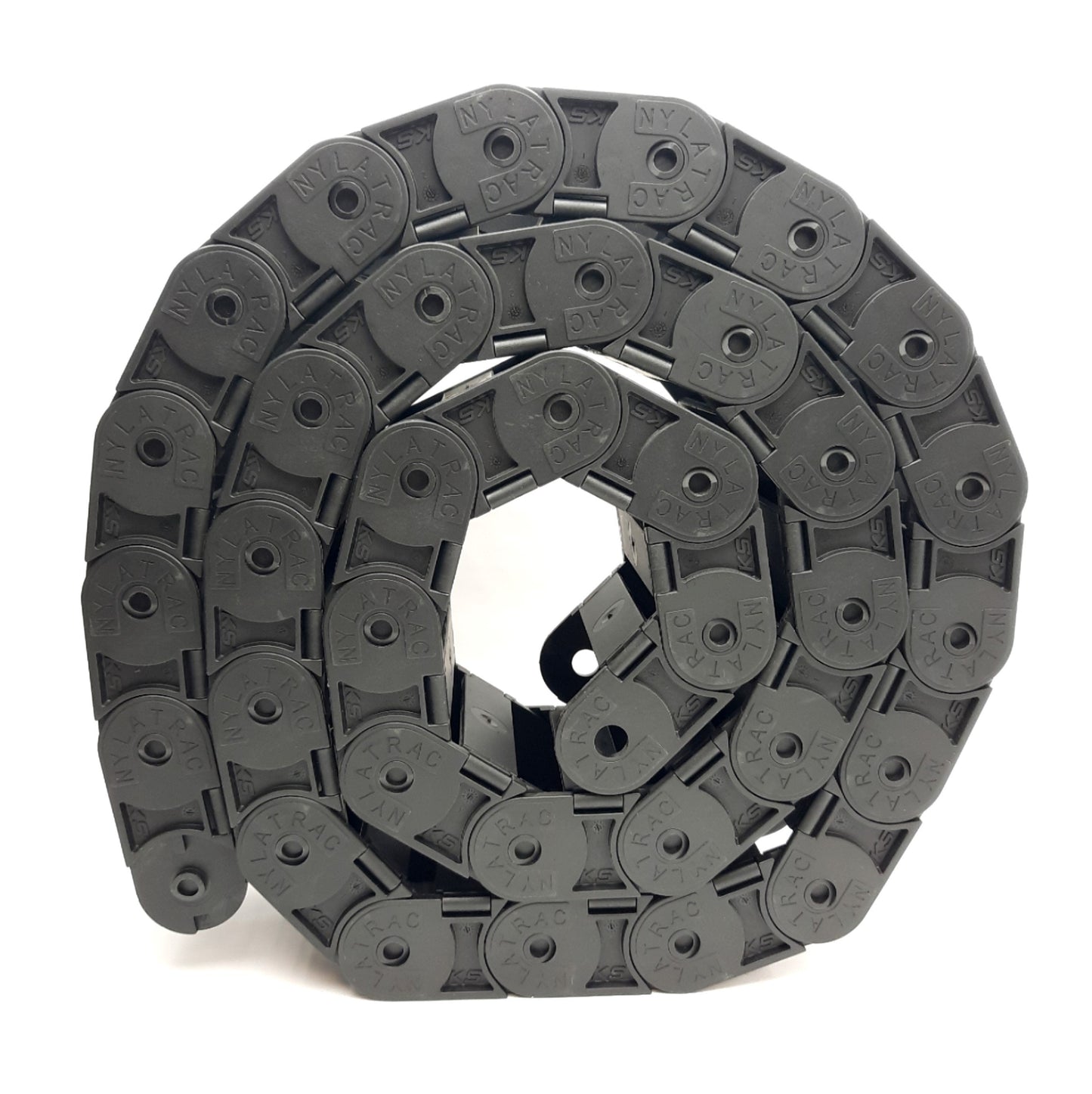 Used Dynatect KS300-54-Inner-0-64 Nylatrac Cable Carrier 64" Length, 35 Links