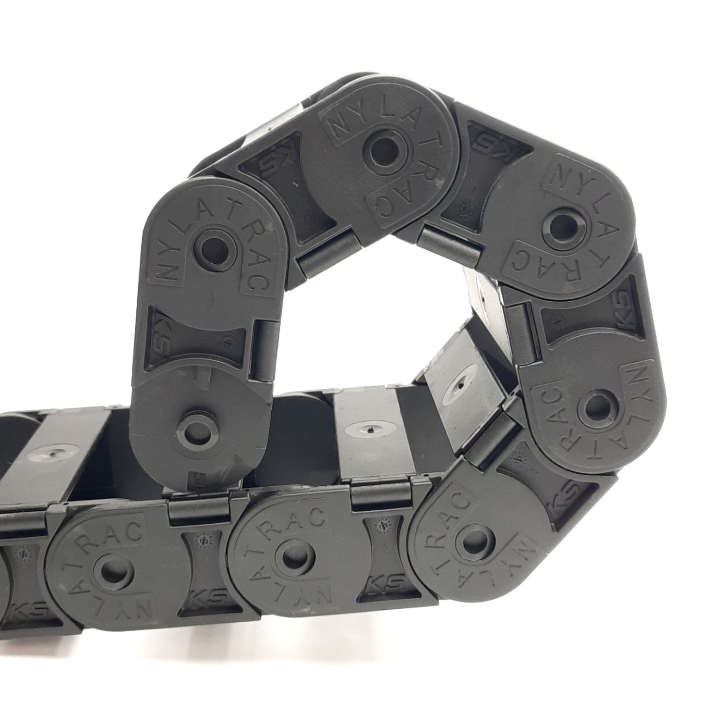 Used Dynatect KS300-54-Inner-0-64 Nylatrac Cable Carrier 64" Length, 35 Links