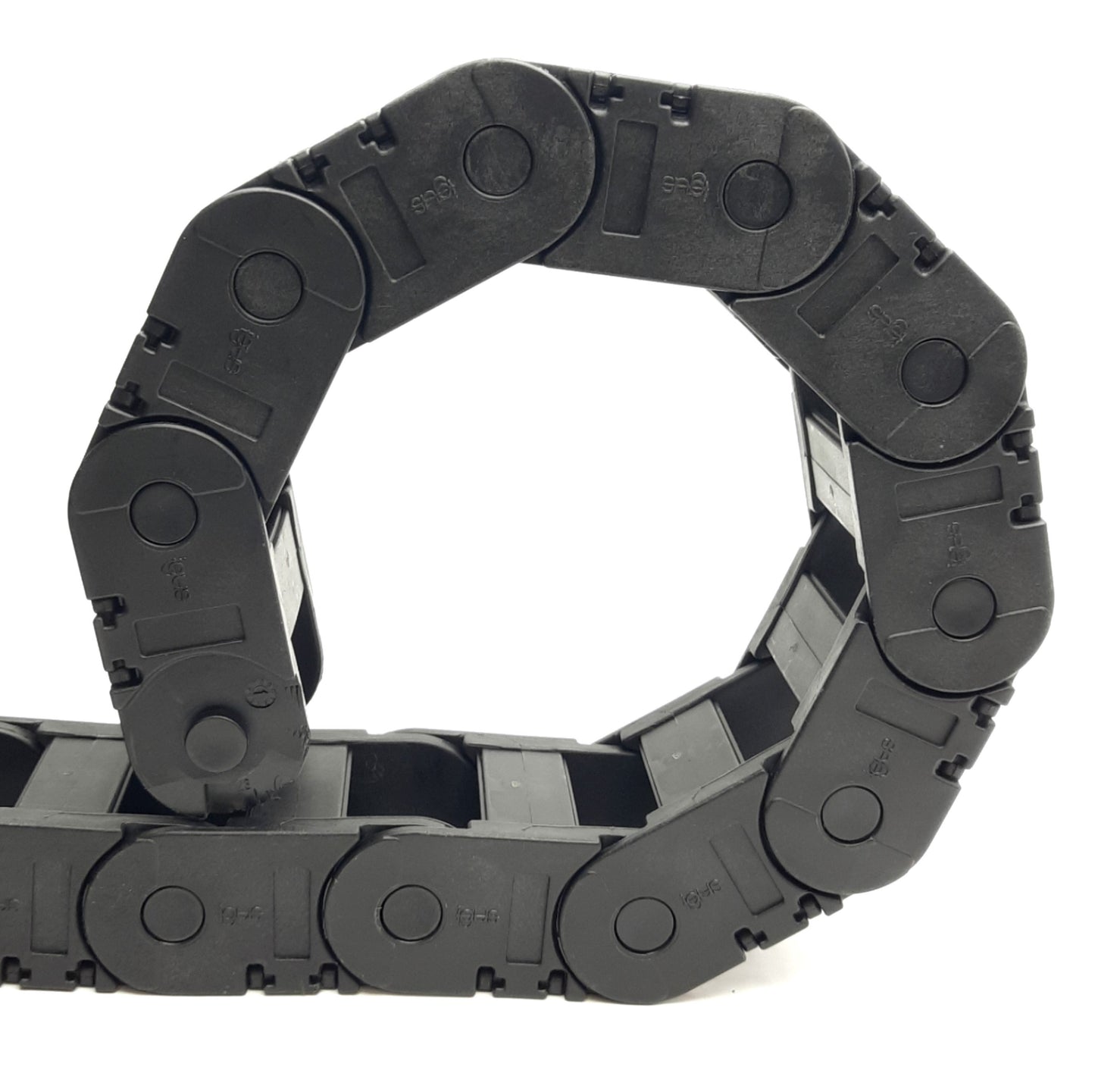 Used Igus 250.03.075M E-Chain Energy Drag Chain, 31 Links, 56" Length, 1.5" Width