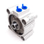New SMC NCQ2B80-6DZ Compact Cylinder, Bore: 80mm, Stroke: 6mm, 1.0MPa, Rc3/8