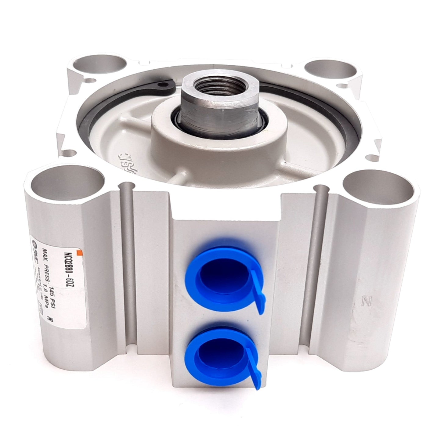 New SMC NCQ2B80-6DZ Compact Cylinder, Bore: 80mm, Stroke: 6mm, 1.0MPa, Rc3/8