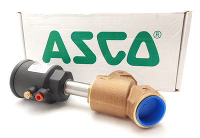 New Asco 8290A020 Bronze Piston Valve Normally Closed 63MM Operator 1-1/2" 60-150Psi