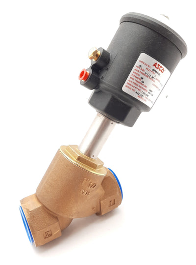 New Asco 8290A020 Bronze Piston Valve Normally Closed 63MM Operator 1-1/2" 60-150Psi