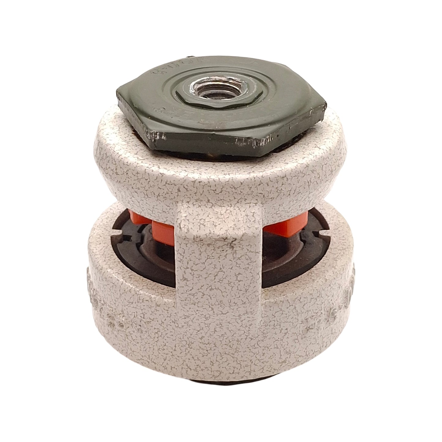 Used Lot of 4 G-DOK Ind. GD-60-S-NYN Foot Master Caster ø50 x 25mm Nylon Wheel 560kg