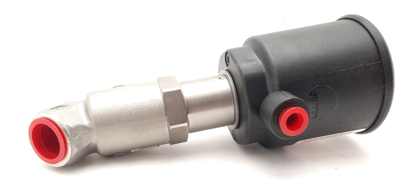 New – Open box Asco 8290A393 Angled Body Piston Valve 1/2" NPT 60-150PSI 2 Way 2 Position N.C