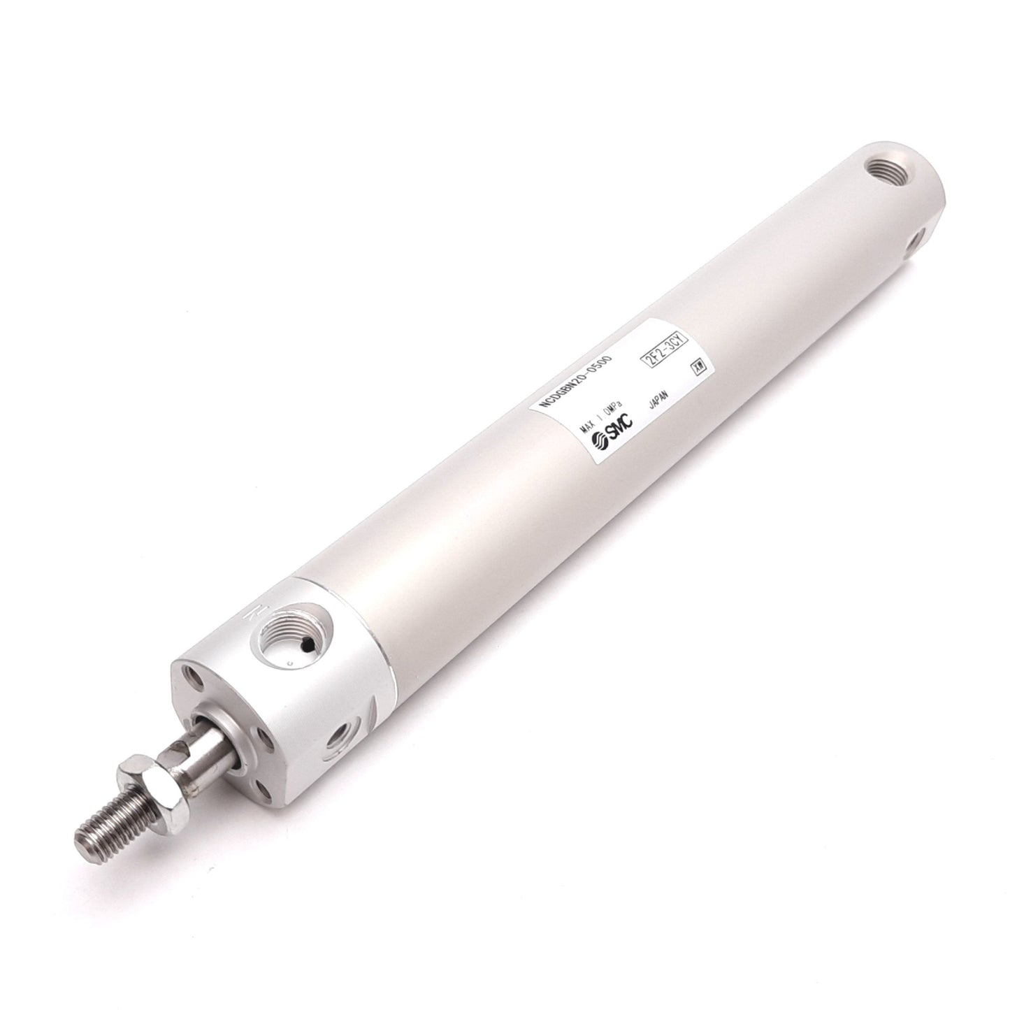 New SMC NCDGBN20-0500 Air Cylinder, Bore: 3/4", Stroke: 5", 145psi, 1/8" NPT