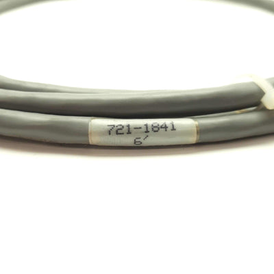 Used DFE 721-1841 iAMP Transducer Amplifier Input Cable Military Style 6-Pin Round 6'