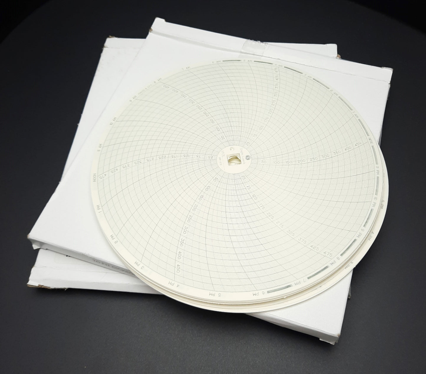 New – Open box Lot of 120 Graphic Controls S16-003-23 DIN 428 With Pilot Hole 8.188" 24 Hour