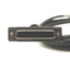 Used Microscan 61-000032-02 Barcode Scanner Cable, DB25 M/F, Quadruz EZ to IB-150, 2m