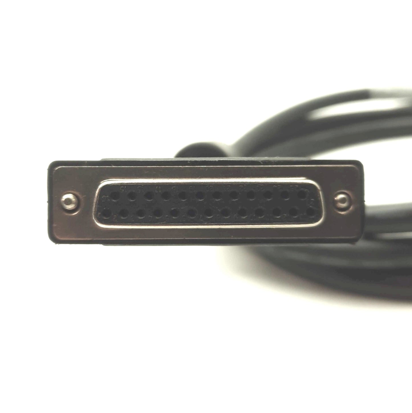 Used Microscan 61-000032-02 Barcode Scanner Cable, DB25 M/F, Quadruz EZ to IB-150, 2m