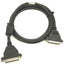 Used Microscan 61-000032-02 Barcode Scanner Cable, DB25 M/F, Quadruz EZ to IB-150, 2m