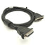 Used Microscan 61-000032-02 Barcode Scanner Cable, DB25 M/F, Quadruz EZ to IB-150, 2m