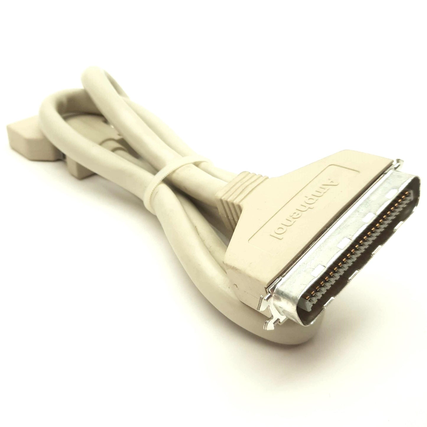 Used Amphenol 17-04356-1 Cable, Centronics 50-Pin Male to VHDCI 50-Pin Male, 1m Long