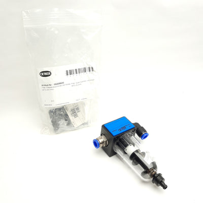 New – Open box NNB Oetiker 05005930 Pneumatic Lubricator / Filter, 8mm P2C, 5µm, For Pincer