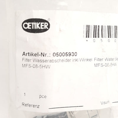 New – Open box NNB Oetiker 05005930 Pneumatic Lubricator / Filter, 8mm P2C, 5µm, For Pincer