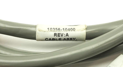 Used Adept 10356-10400 Rev A MCP Adapter Cable, 15-Pin D-Sub to 16-Pin MS Round, 1.5m