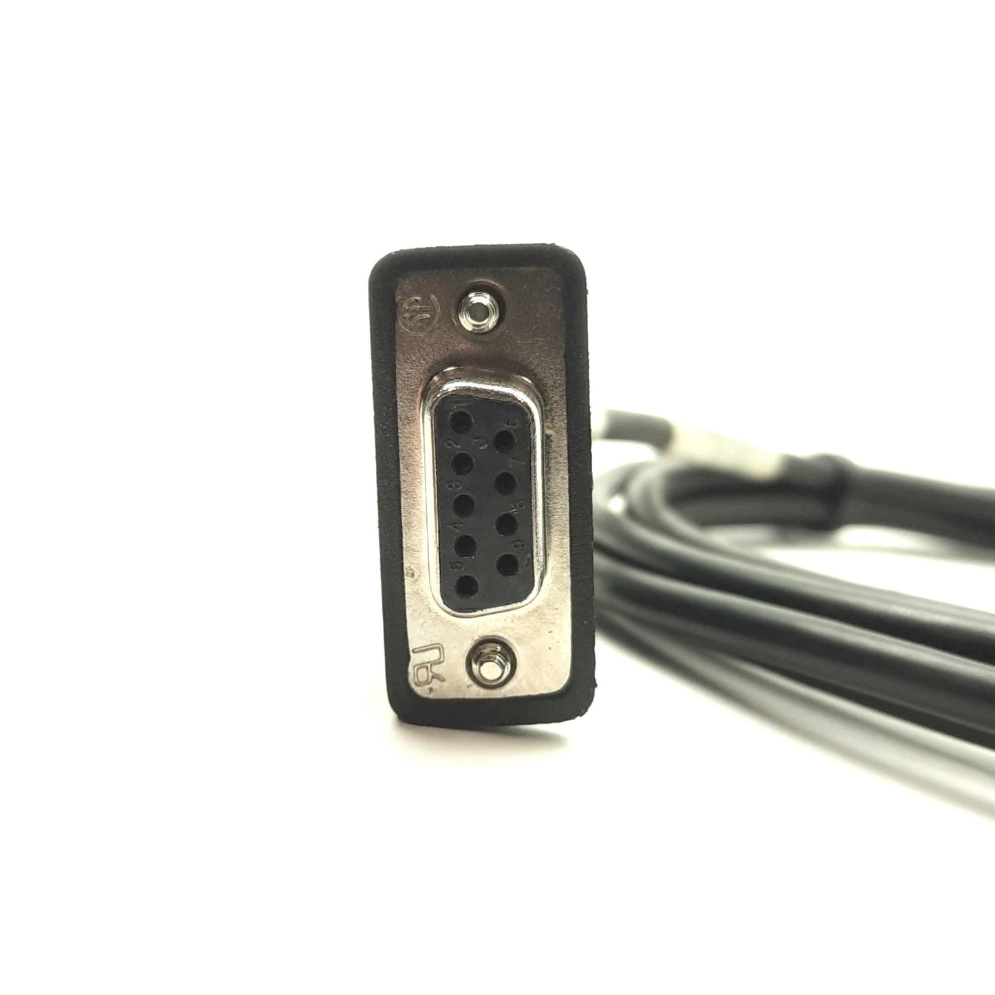 Used Zebra 25-58926-01 Barcode Scanner Cable, DB9 Female to USB, 6' Long