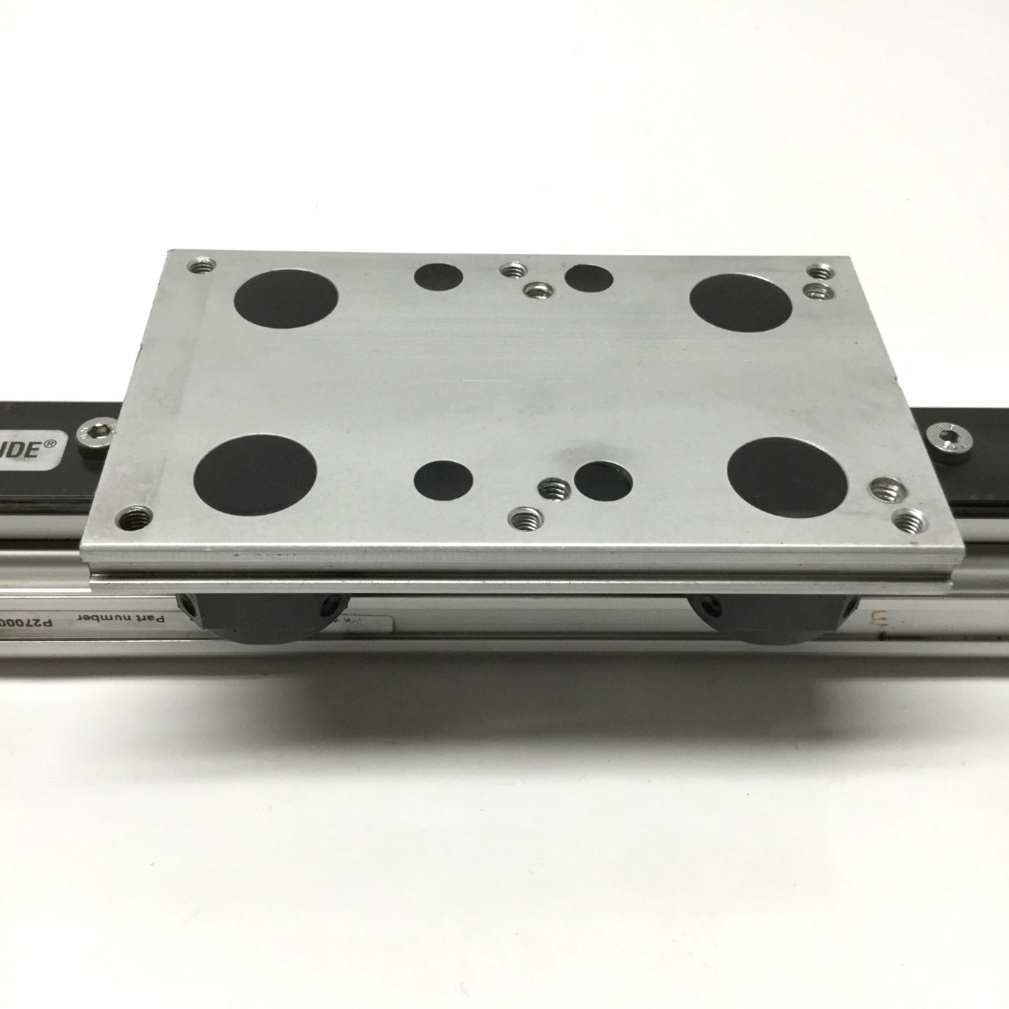 Used Hoerbiger Origa P27 Powerguide Rodless Cylinder 156mm x 95mm Table 10" Stroke