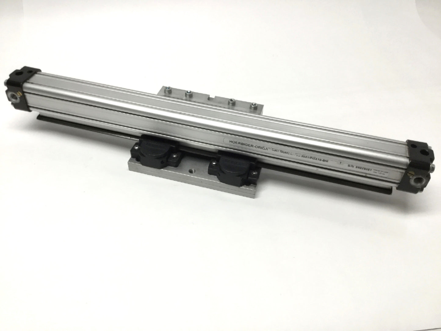 Used Parker-Origa 25-2021/PGX10-BM Powerguide Rodless Cylinder Ø25mm Bore, 10" Stroke