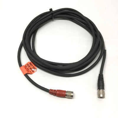 Used Cognex 300-0316-15 Machine Vision XC Camera Cable, 15ft Long, 12-Pin Hirose M-F