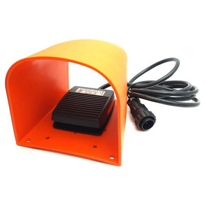 Used Aquiline 522-D34 / 971-SC26 Foot Pedal With Guard 125-250V AC 10A, N.O. SPDT