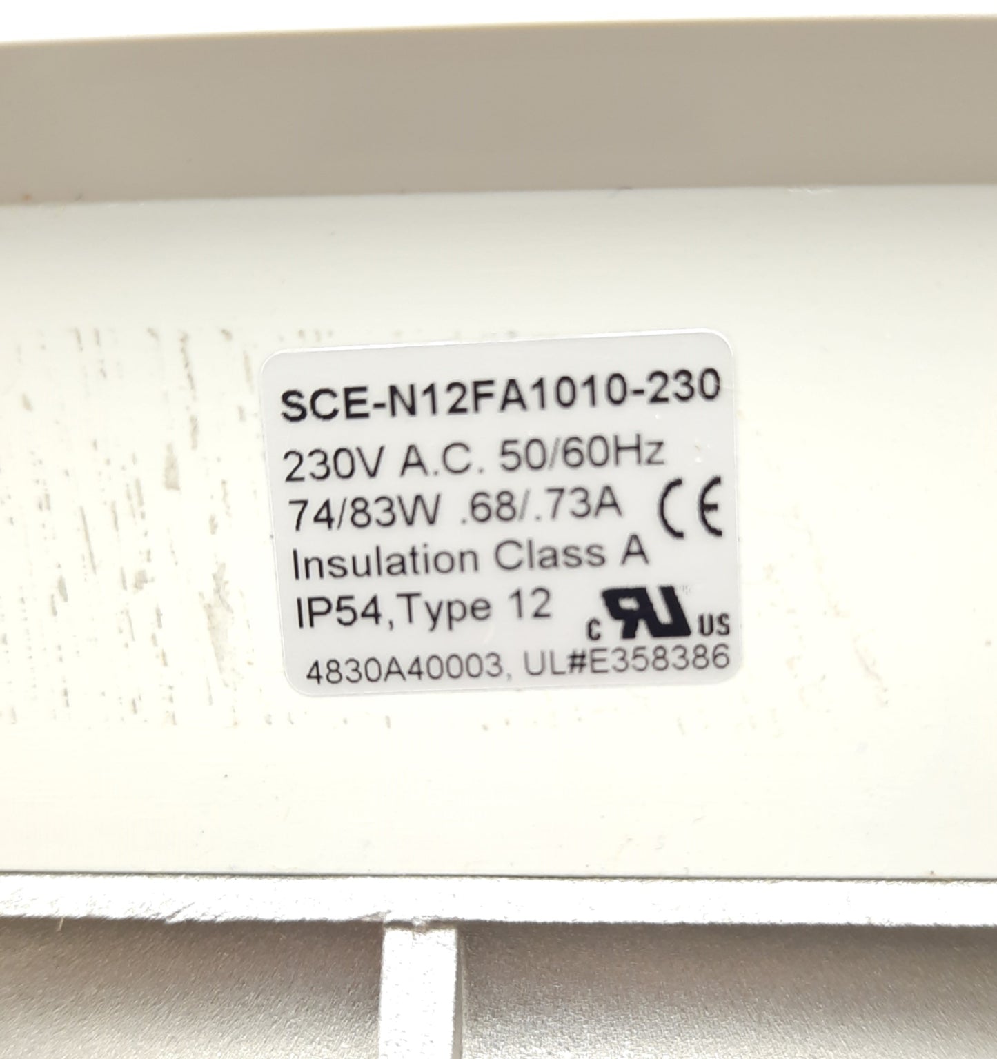 New Saginaw Controller & Engineering SCE-N12FA1010-230 Filter Fan 230VAC, 70/85W