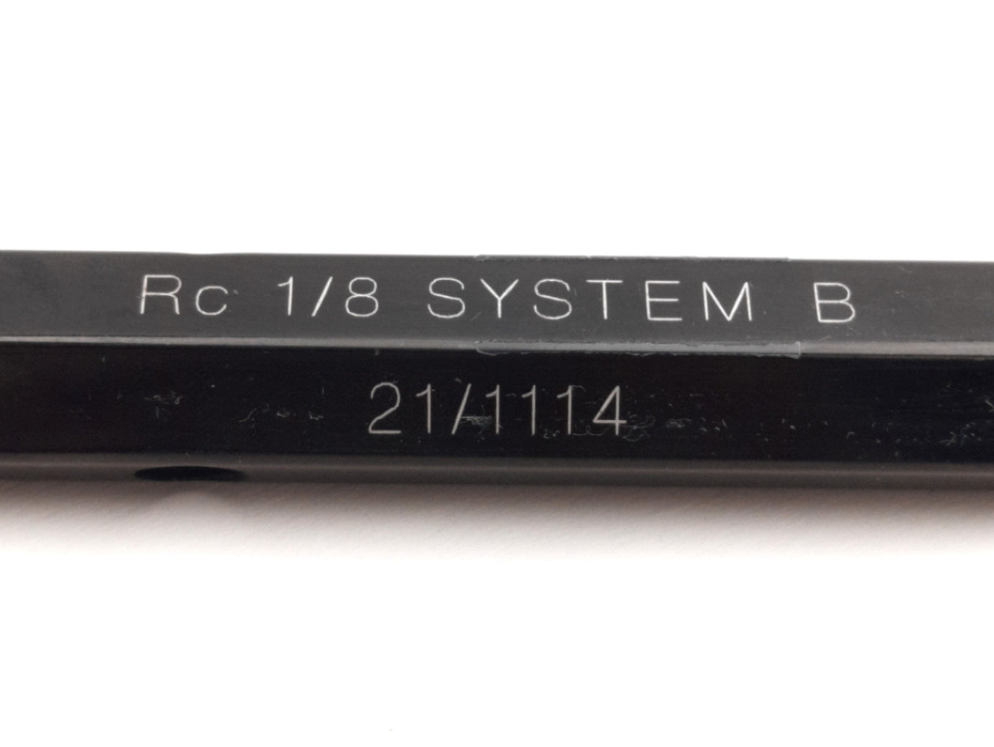 Used Thread Check Inc BSPT-1/8-PG Thread Plug Gage w/ Handle, RC1/8 Sys. B Thread