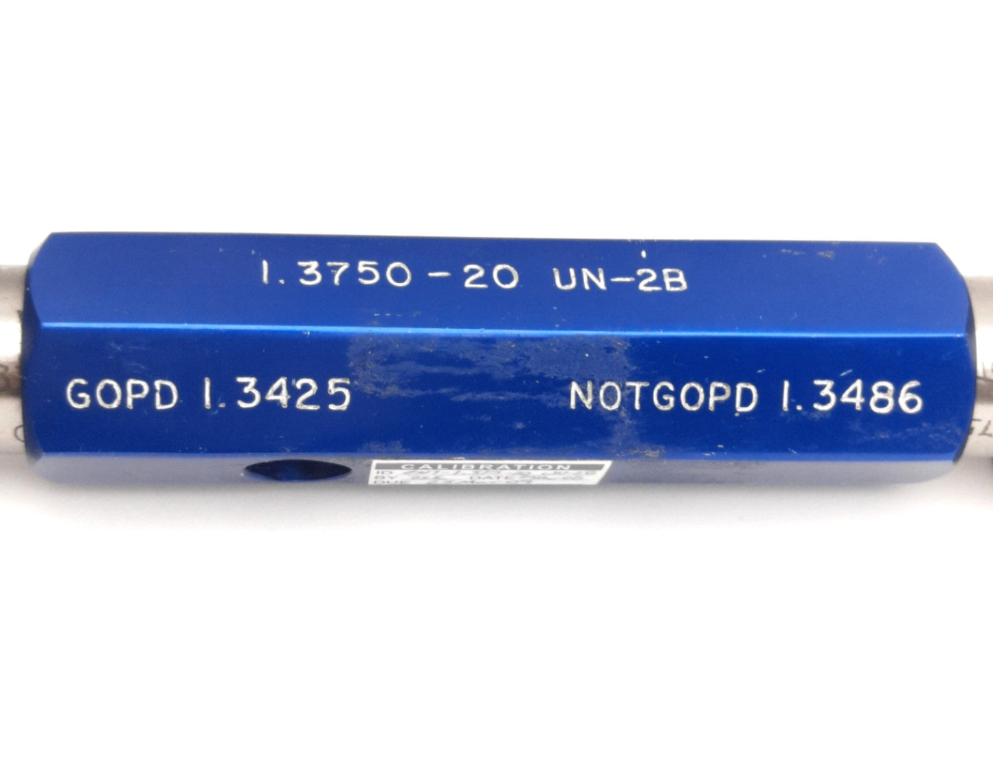 Used Ponam 1.3750-20 UN-2B Thread Gage With Handle GOPD 1.3425 NOGOPD 1.3486