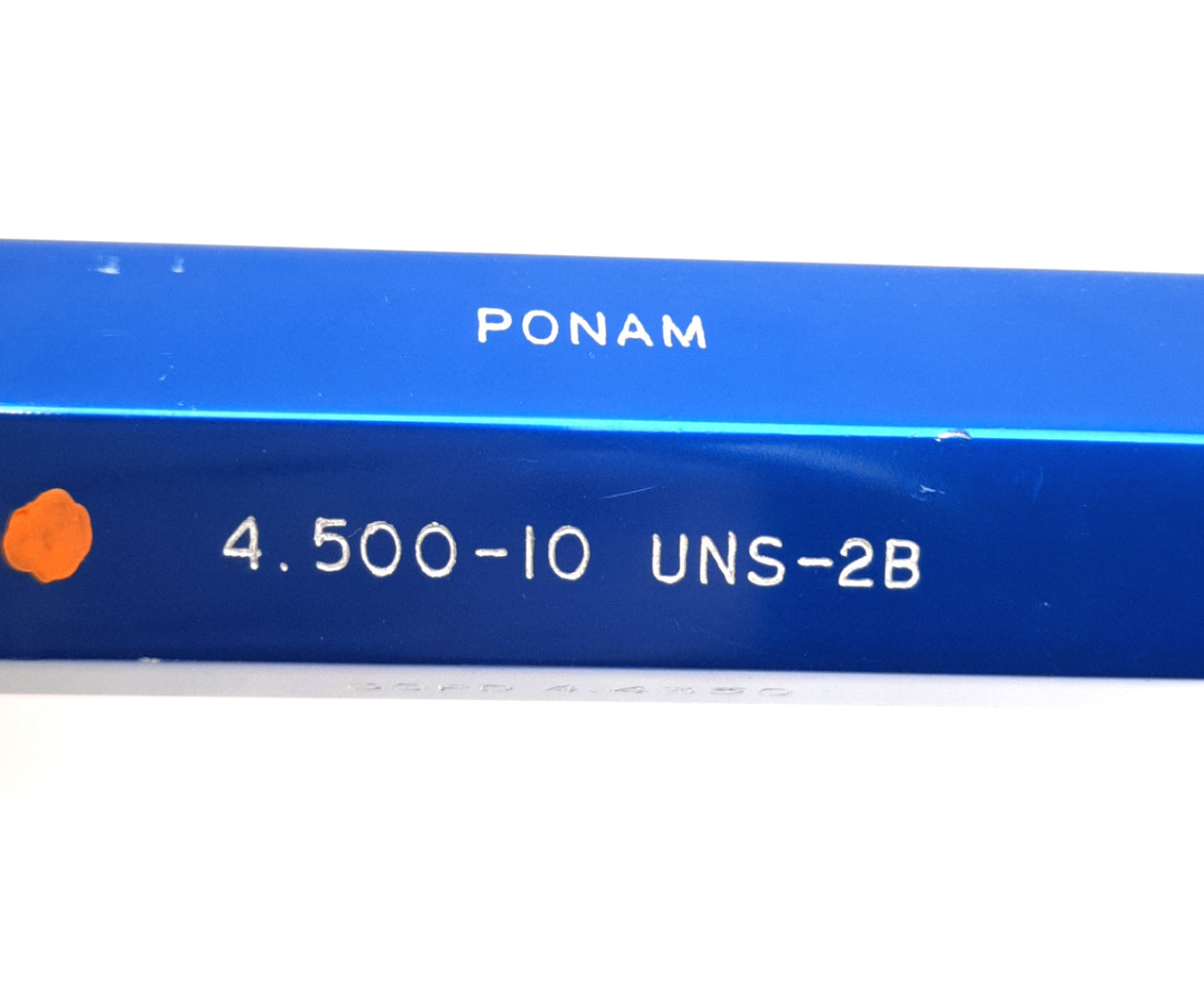 Used Ponam 4.500-10 UNS-2B GO Thread Plug Gage With Handle, GOPD 4.4350