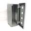 Used Hammond MFG 1437MD Pushbutton Enclosure For 22.5mm Switches, 10" x 4.75" x 4"