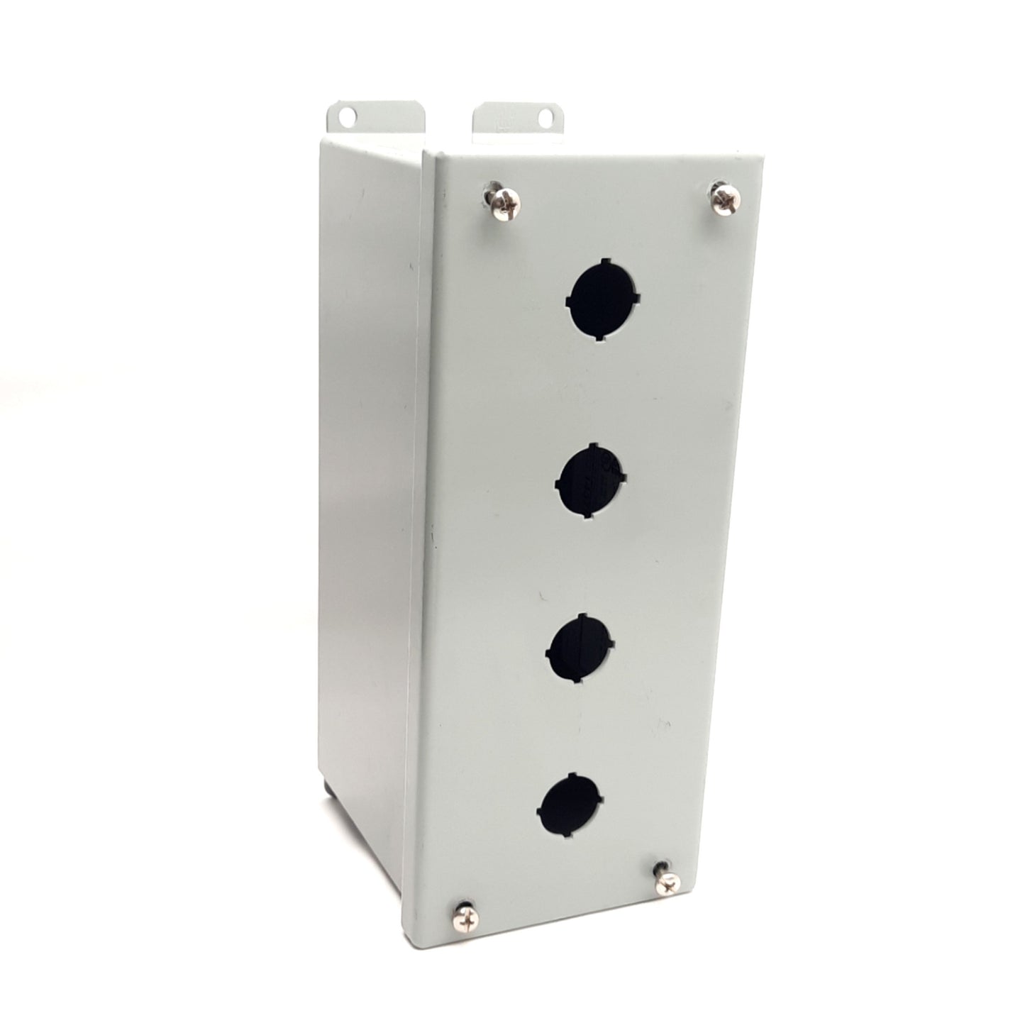 Used Hammond MFG 1437MD Pushbutton Enclosure For 22.5mm Switches, 10" x 4.75" x 4"
