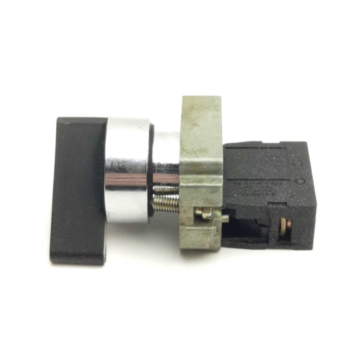 Used Schneider Electric Telemecanique XB2BJ41 Extended Selector W/ ZB2-BE101 Contact