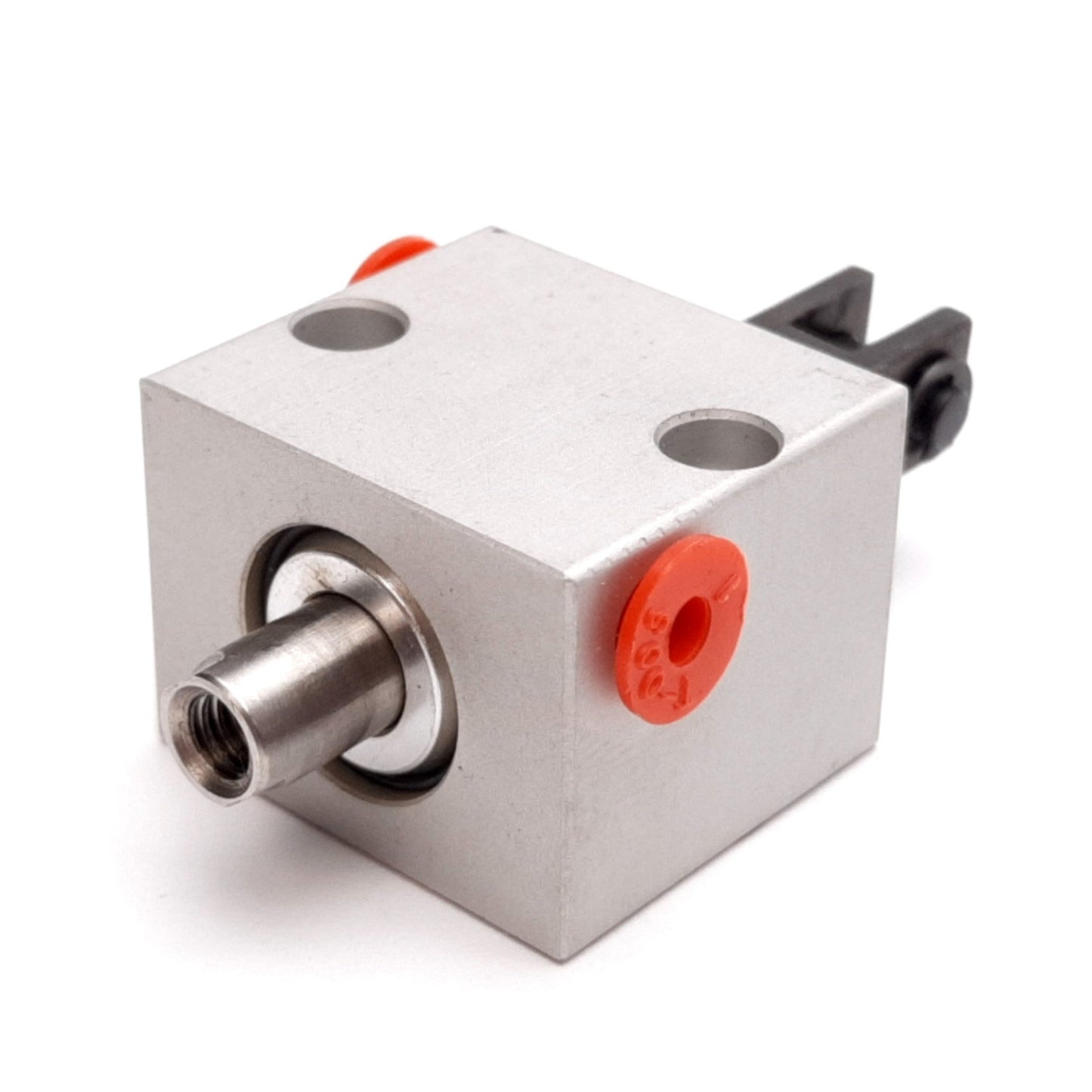 New Compact BD12X14 Air Cylinder, Double Rod, Bore 1/2", Stroke 1/4", 125psi, 10-32