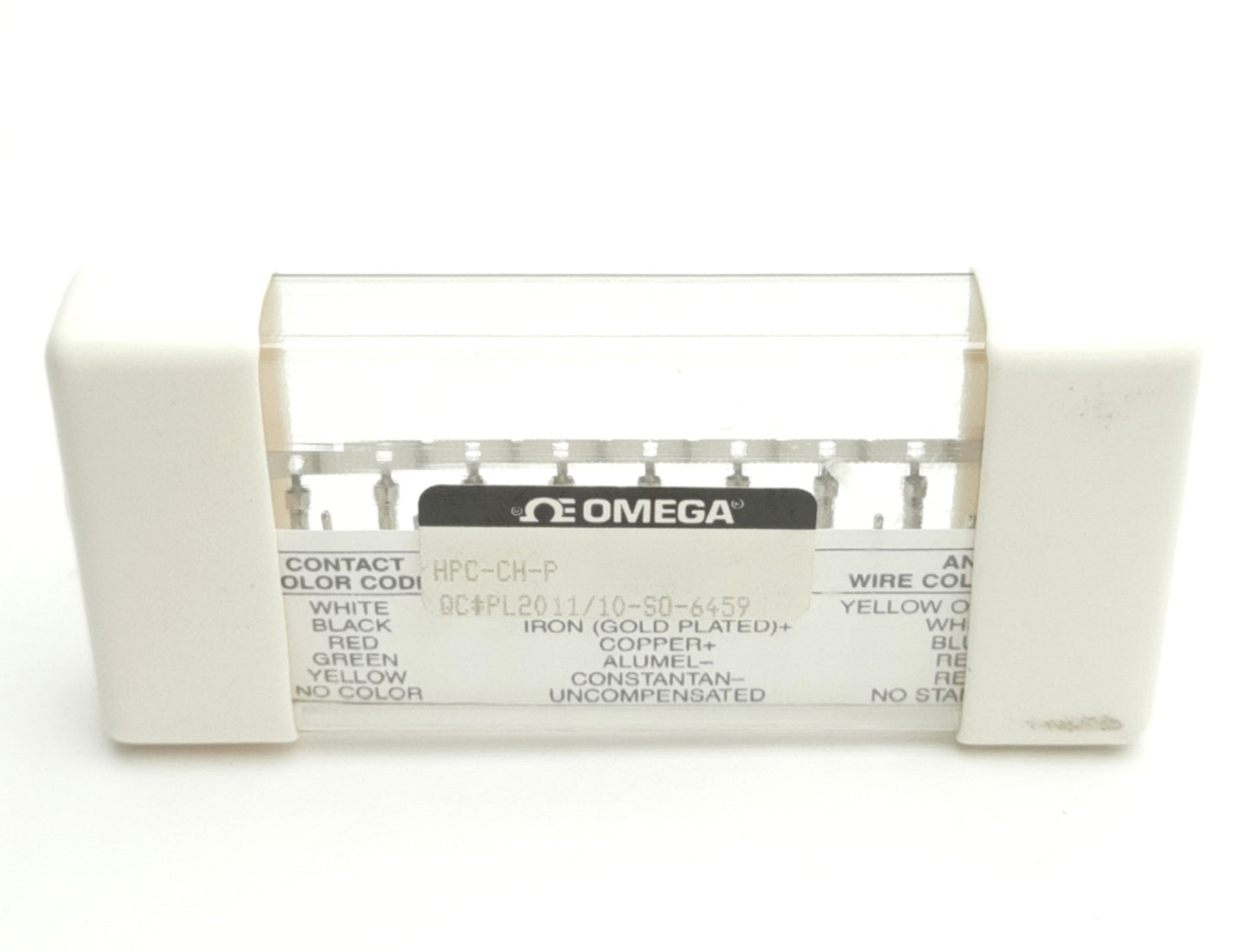 New – Open box Omega Engineering HPC-CH-P Thermocouple Pin Contact, Hollow Core, White, Male