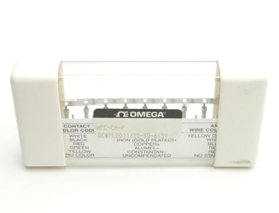 New – Open box Omega Engineering HPC-CH-P Thermocouple Pin Contact, Hollow Core, White, Male