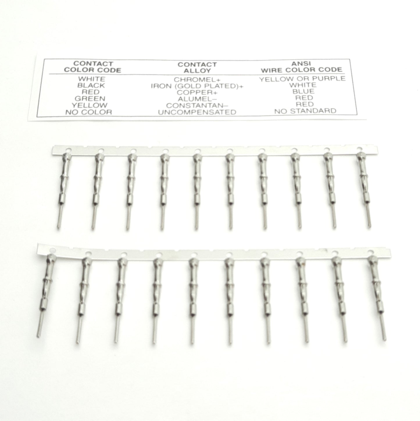 New – Open box Omega Engineering HPC-CH-P Thermocouple Pin Contact, Hollow Core, White, Male