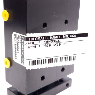 New Tolomatic PB10 SK10 BP Guided Cylinder, Bore: 0.625", Stroke: 1", 100psi, 10-32