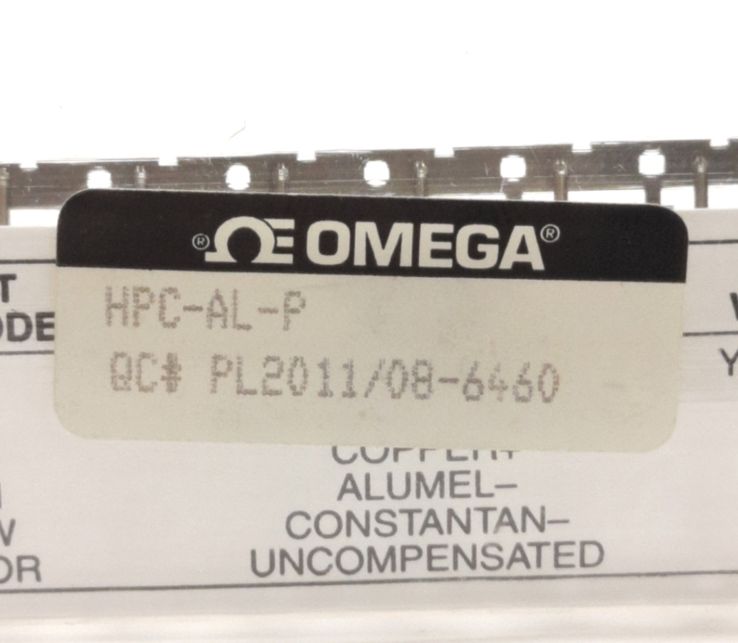 Used Omega Engineering HCP-AL-P Thermocouple Pin Contact, Alomega, GRN *8-Pins*