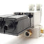 New SMC VP544-5DZ1-03-M-X538 Dual Solenoid Valve Assembly w/ Manifold Base 24VDC