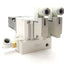 New SMC VP544-5DZ1-03-M-X538 Dual Solenoid Valve Assembly w/ Manifold Base 24VDC