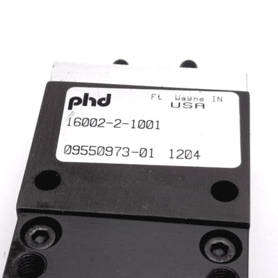 New Phd 16002-2-1001 Double-Rod Pneumatic Escapement, Bore/Stroke: 3/8", 150psi Max